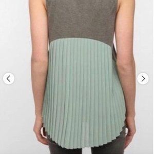 Urban Outfitters Sparkle & Fade Tank Top with pleated back